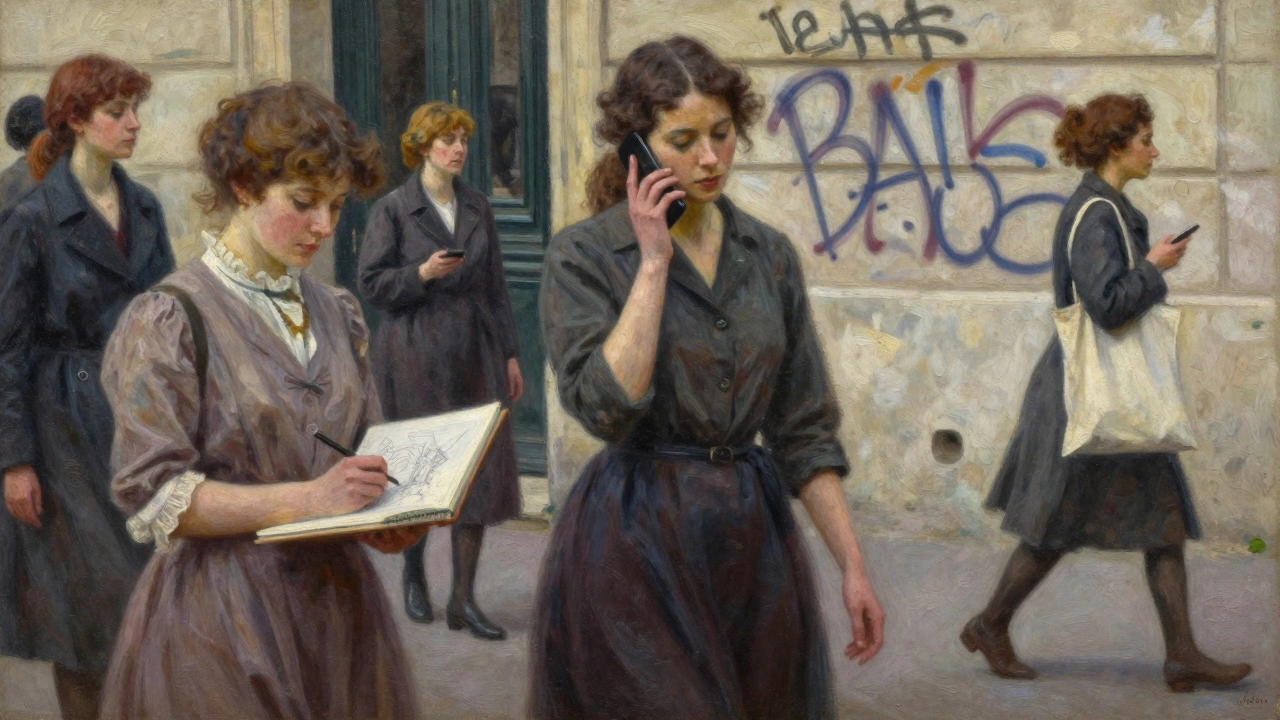 Three diverse women move through Paris 18, each embodying quiet strength and personal autonomy.